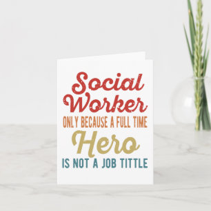 Social Work Month - Social Worker Hero Karte