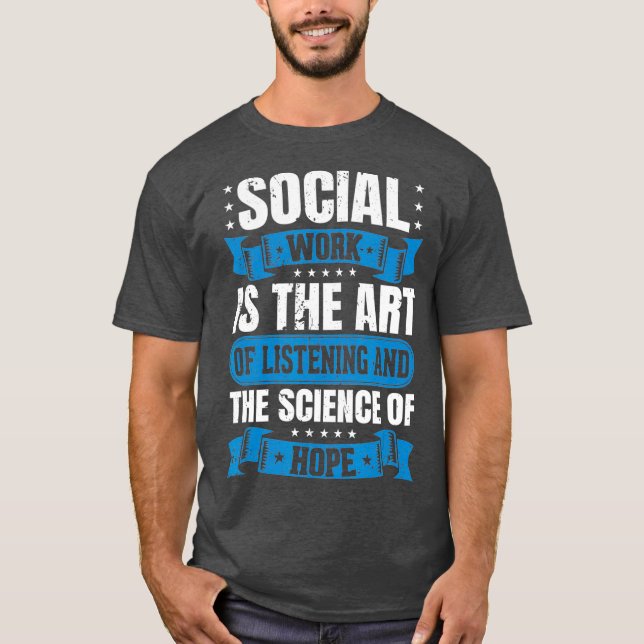 Social Worker  for Women Men Gift Tshirt Art (Vorderseite)