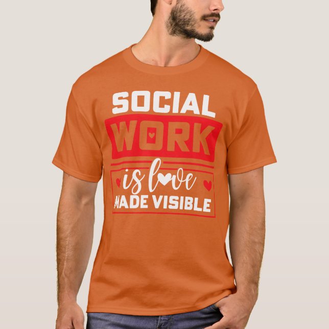 Social Worker Love boy T-Shirt (Vorderseite)