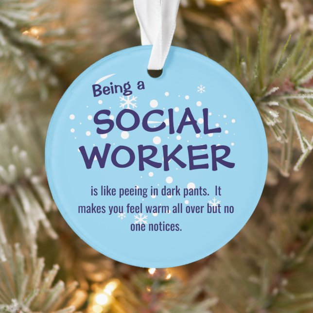Social Worker Ornament (Baum)