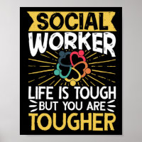 Social Worker Social WorkerLife ist hartAber Sie