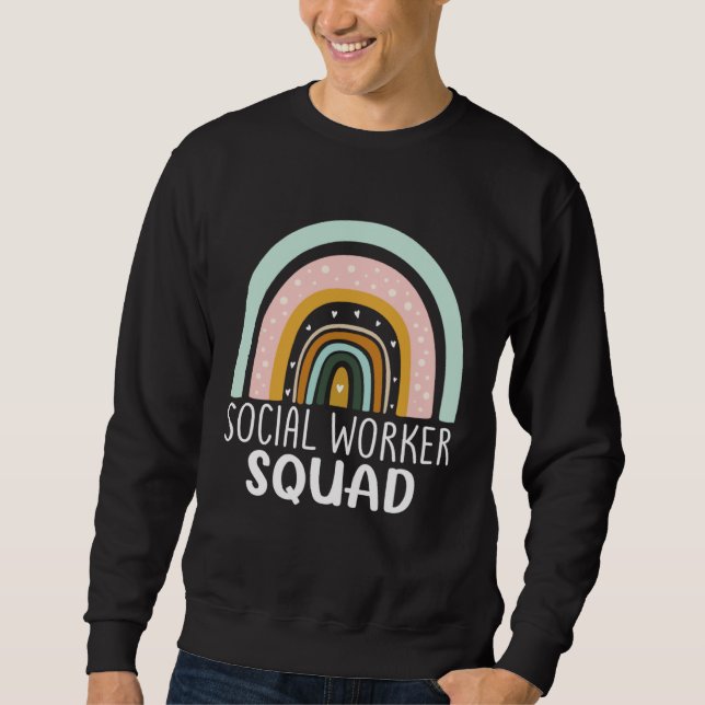 Social Worker Squad Week Appreciation Day Men Wome Sweatshirt (Vorderseite)