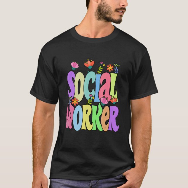 Social Worker Work MSW 2022 Graduation Masters Deg T-Shirt (Vorderseite)