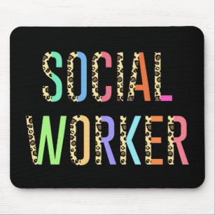 Social Worker Work MSW Masters Abschluss BSW-Gesch Mousepad
