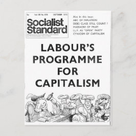 Socialist Standard October 1972 Postkarte