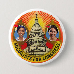 Socialists in Congress Button
