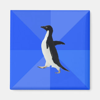 Socially Awkward Penguin. Magnet