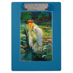 Societa Termale Italiana Vintages PosterEurope Klemmbrett