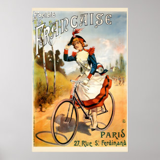 Societe La Francaise Fahrradposter Poster