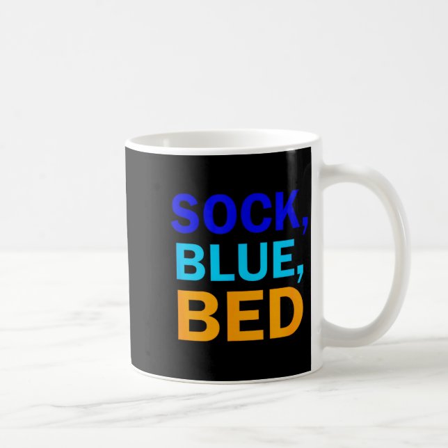 Sock Blue Bed _ Awesome Sock Blue Bed  Kaffeetasse (Rechts)