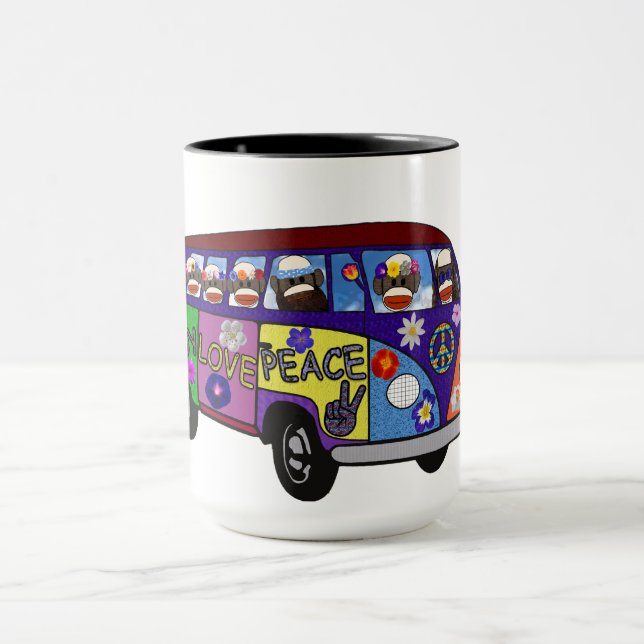Sock Geld Friedensbus Tasse (Zentrum)