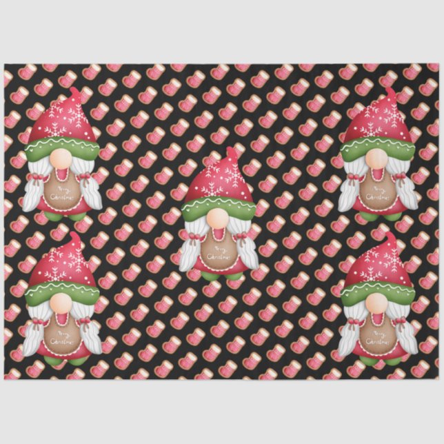 Sock Gnome - Farbe anpassen Seidenpapier (Vorderseite)