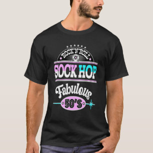 Sock Hop Oma Party 50er Rock and Roll Rockabill T-Shirt