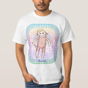 Sock Monkey Angel T - Shirt