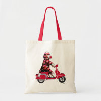 Sock Monkey auf Red Moped