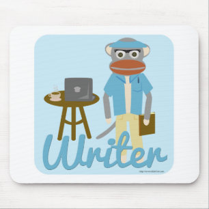Sock Monkey Autor Epic Cartoon Charakter Mousepad