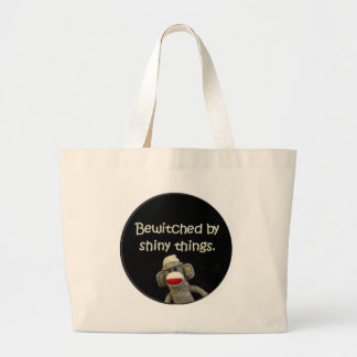 Sock Monkey Beleidigungen Jumbo Stoffbeutel