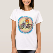 Sock Monkey Bicycle T - Shirt