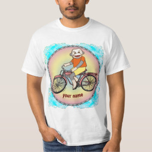 Sock Monkey Bicycle T - Shirt