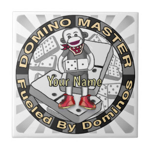 Sock Monkey Domino Meister Fliese