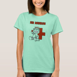 Sock Monkey ER Nurse T - Shirt und Geschenke