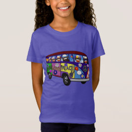 Sock Monkey Friedensbus T-Shirt