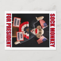 Sock Monkey für den Präsidenten