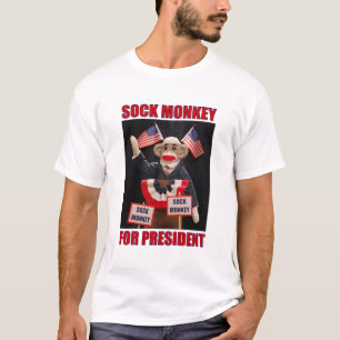 Sock Monkey für den Präsidenten T-Shirt