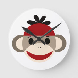 Sock Monkey für Junge Uhr