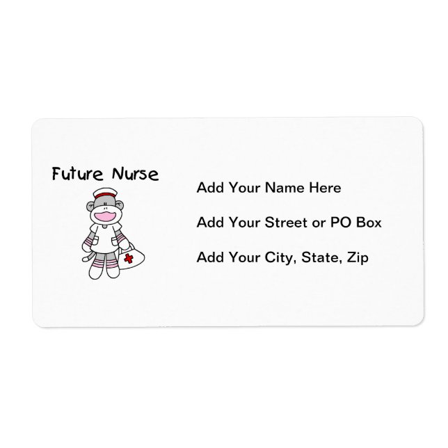 Sock Monkey Future Krankenpflege T - Shirt und Ges (Vorne)