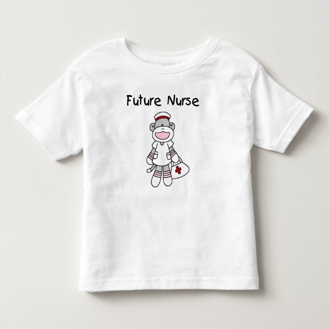 Sock Monkey Future Krankenpflege T - Shirt und Ges (Vorderseite)