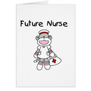 Sock Monkey Future Krankenpflege T - Shirt und Ges