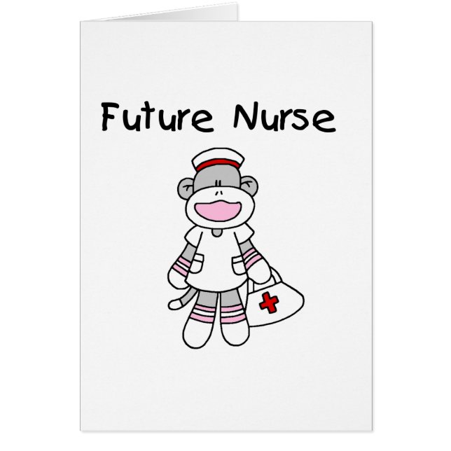 Sock Monkey Future Krankenpflege T - Shirt und Ges (Vorne)