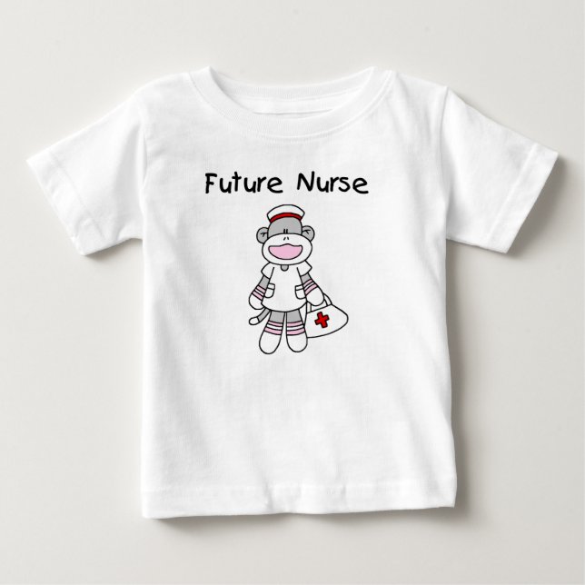 Sock Monkey Future Krankenpflege T - Shirt und Ges (Vorderseite)