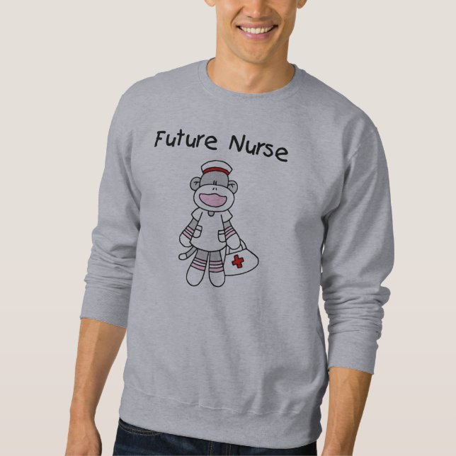 Sock Monkey Future Krankenpflege T - Shirt und Ges (Vorderseite)