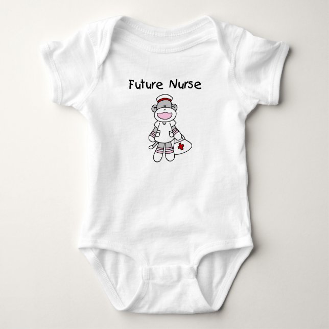 Sock Monkey Future Krankenpflege T - Shirt und Ges (Vorderseite)