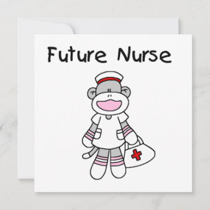 Sock Monkey Future Krankenpflege T - Shirt und Ges