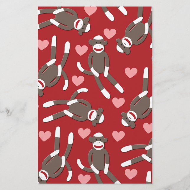 Sock Monkey Hearts (Vorderseite)