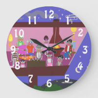 Sock Monkey Jet Set Party Cartoon Retro Art