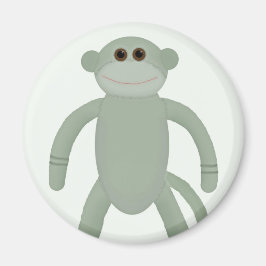 Sock Monkey Magnet