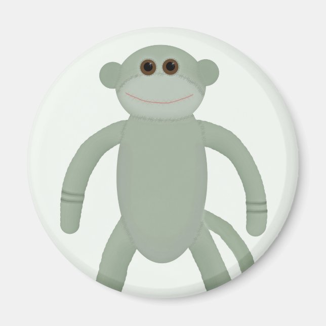 Sock Monkey Magnet (Vorne)