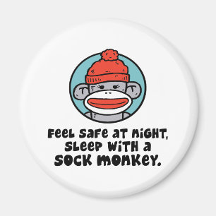 Sock Monkey Magnet