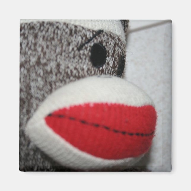 Sock Monkey Magnet (Vorne)