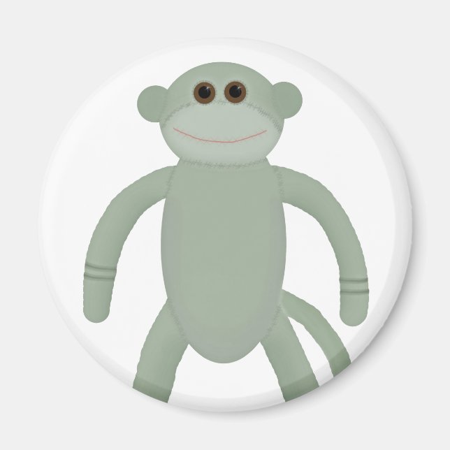 Sock Monkey Magnet (Vorne)