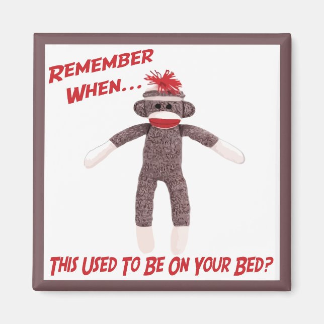 Sock Monkey Magnet (Vorne)