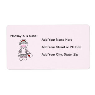Sock Monkey Mommy Nurse T - Shirt und Geschenke
