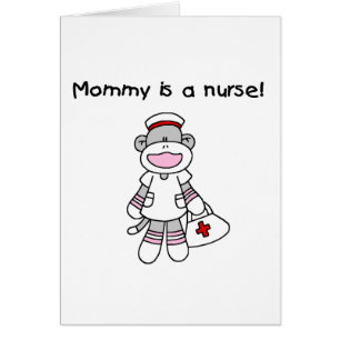 Sock Monkey Mommy Nurse T - Shirt und Geschenke