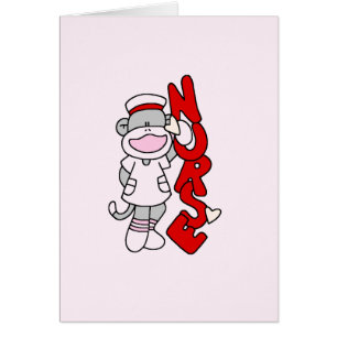 Sock Monkey Nurse T - Shirt und Geschenke