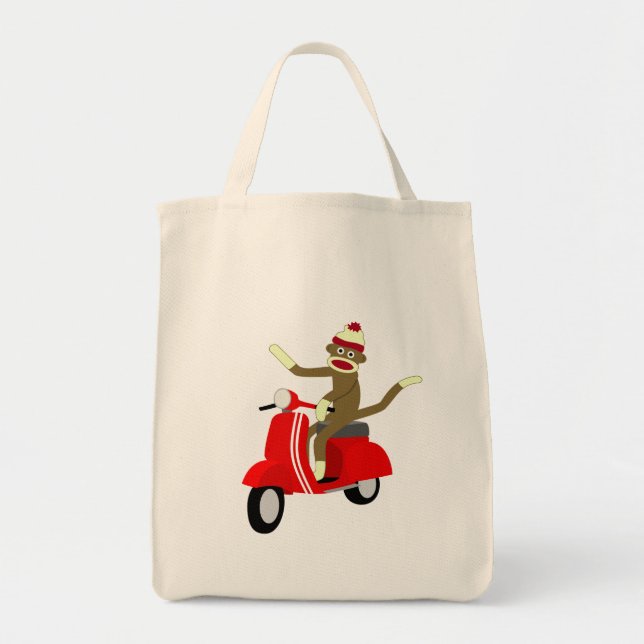 Sock Monkey Roller Tragetasche (Vorne)