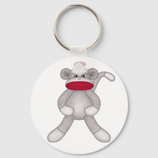 Sock Monkey Schlüsselanhänger
